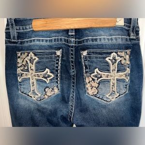 Miss Me Mid Rise Bootcut Jeans Size 29
